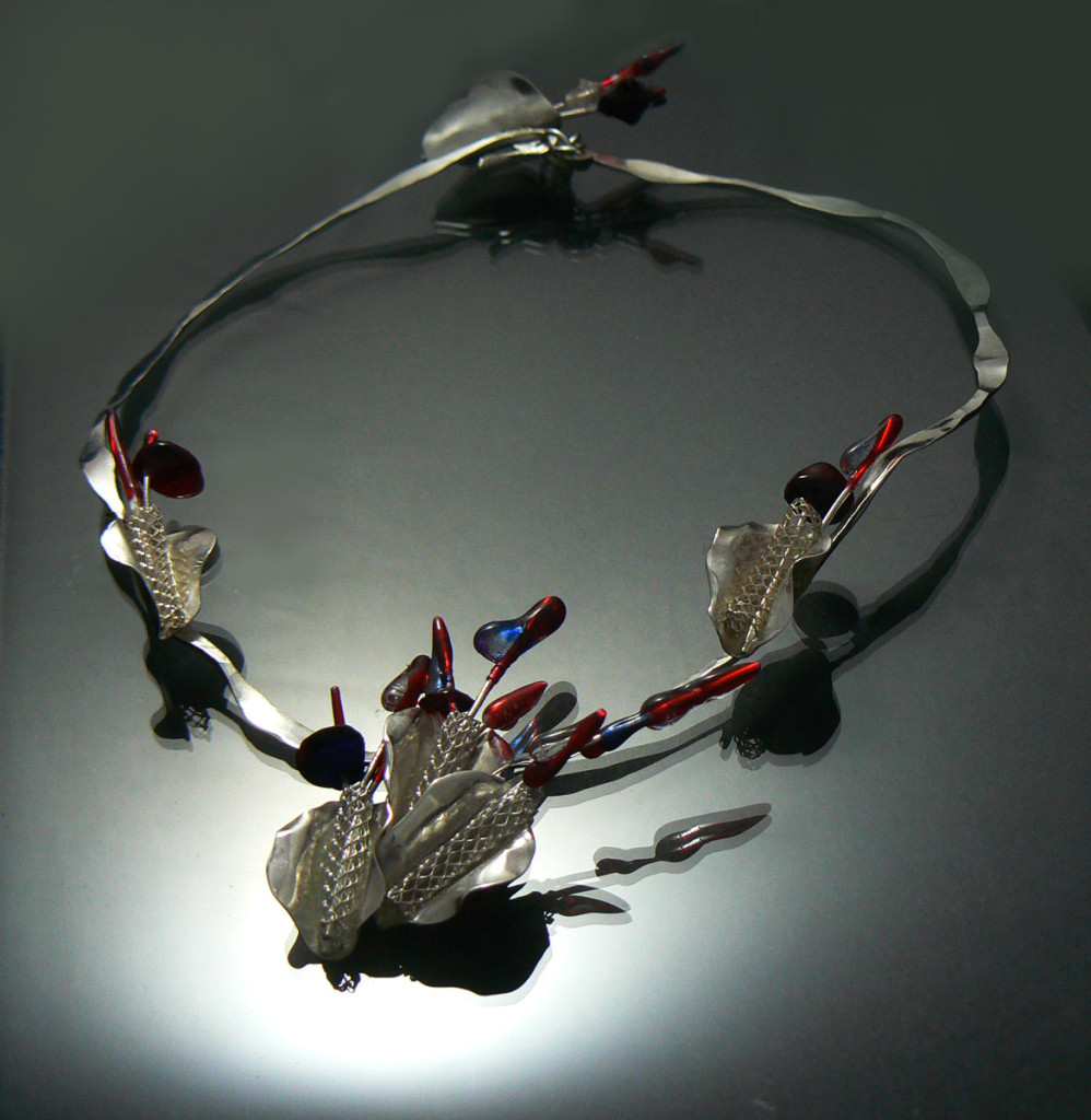 Flowers Collection- Sterling Silver and Mixed Media
