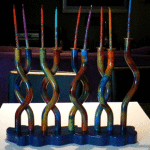 Hanukkah Collectable- Copper, Brass and Mix Media